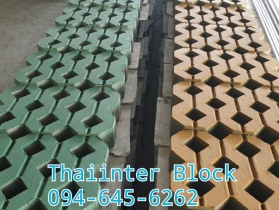 บล็อกตัวหนอน บล็อกแปดเหลี่ยม บล็อกปูหญ้า แผ่นทางเท้า