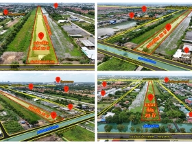 ที่ดิน 23 ไร่ คลอง 3 คลองหลวง ทำเลเด่น เหมาะลงทุนหรือพัฒนาโครงการ