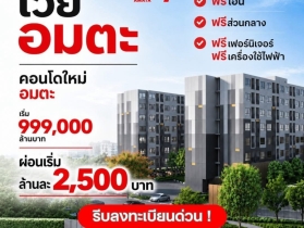VAY Amata คอนโดแต่งครบ ใกล้นิคมอมตะนคร ห้องแต่งครบ พร้อมเข้าอยู่