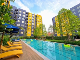 Dcondo Shine Rangsit คอนโด ใกล้ ม.ธรรมศาสตร์ พร้อมอยู่ แต่งครบ